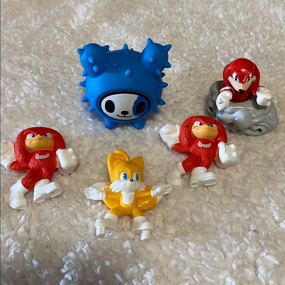 Sonic the hedgehog toys 5 preowned toys